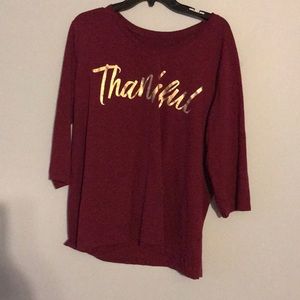 1x Thankful St. John’s bay shirt